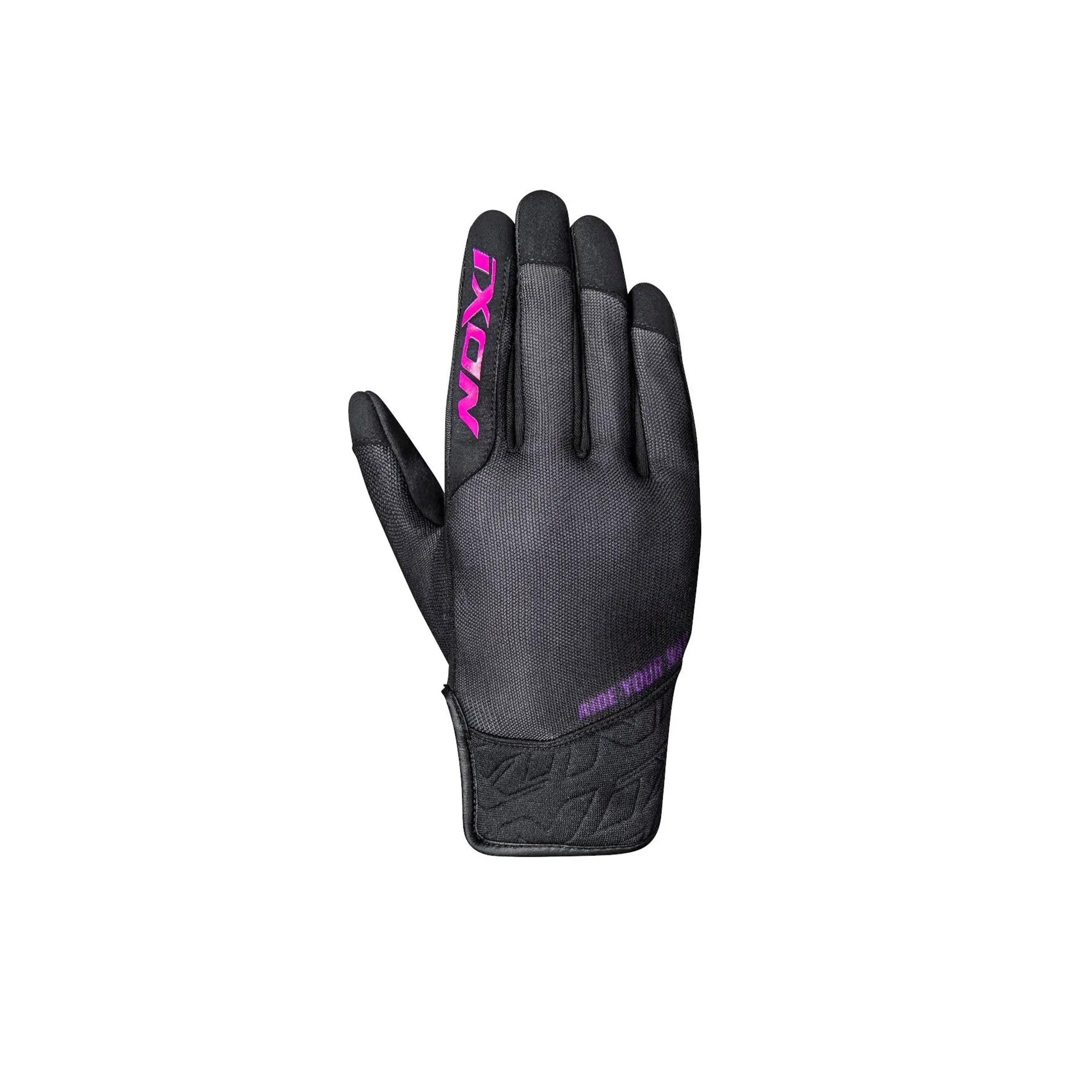 IXON-GUANTES RS SLICKER LADY BLACK/FUSHIA