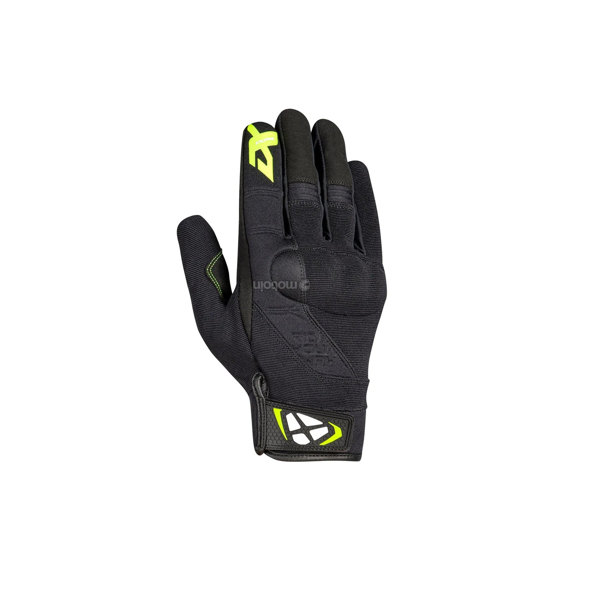 IXON-GUANTES RS DELTA MAN BLACK/BRIGHT YELLOW/WHITE