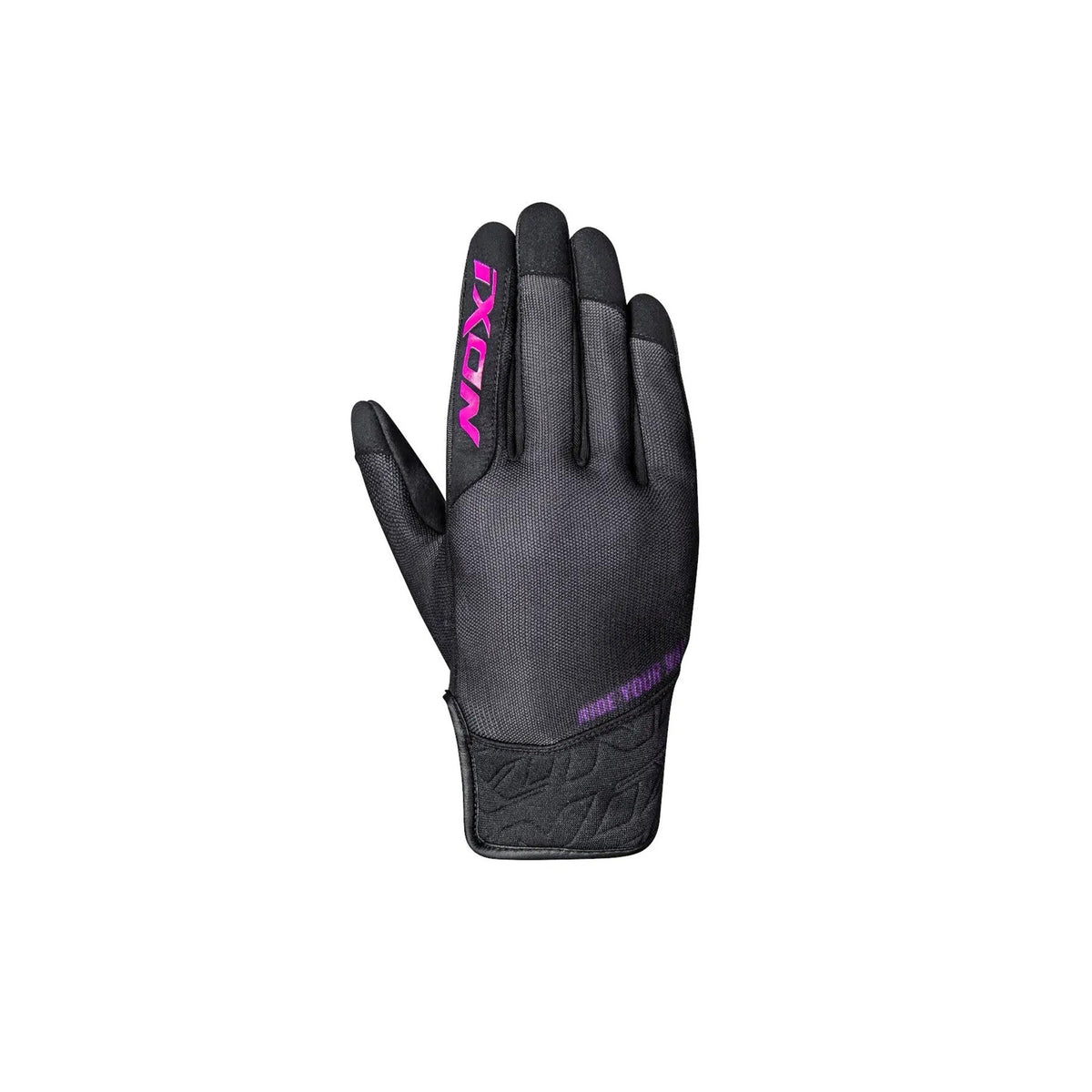 IXON-GUANTES RS SLICKER LADY BLACK/FUSHIA