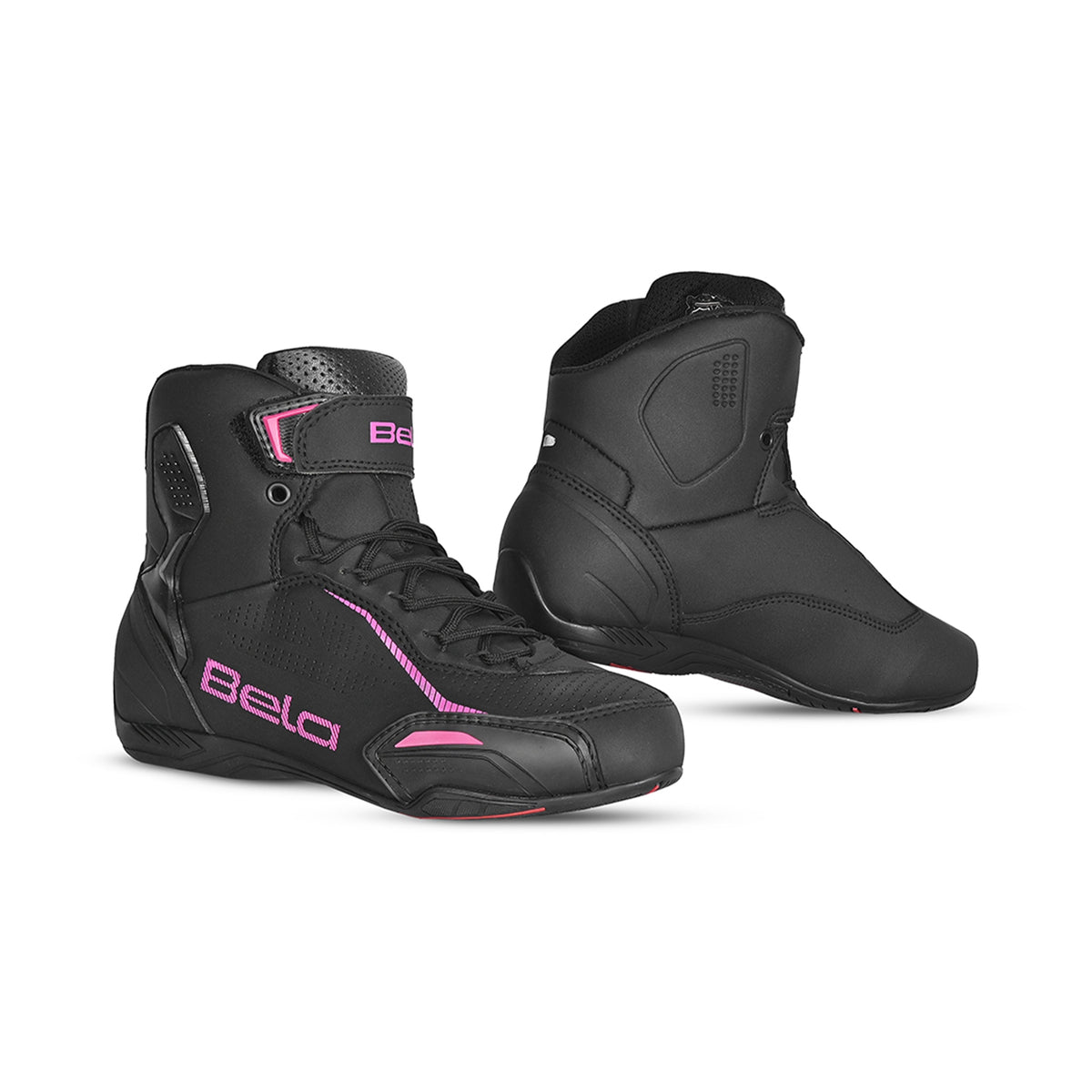 BELA - Botas Jet Evo Piel Lady Negro/Rosa