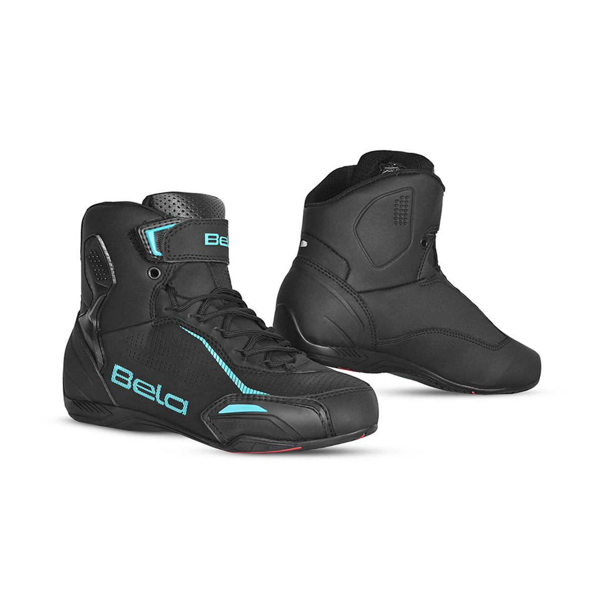 BELA - Botas Jet Evo Piel Lady Negro/Turquesa