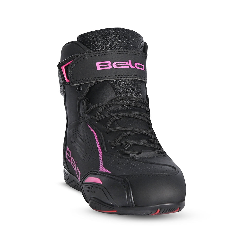 BELA - Botas Jet Evo Piel Lady Negro/Rosa