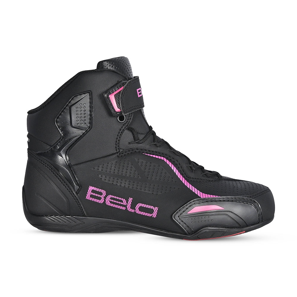 BELA - Botas Jet Evo Piel Lady Negro/Rosa