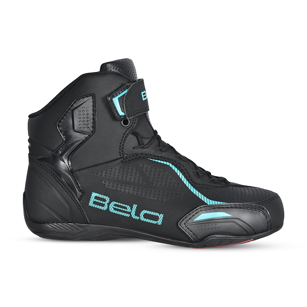 BELA - Botas Jet Evo Piel Lady Negro/Turquesa