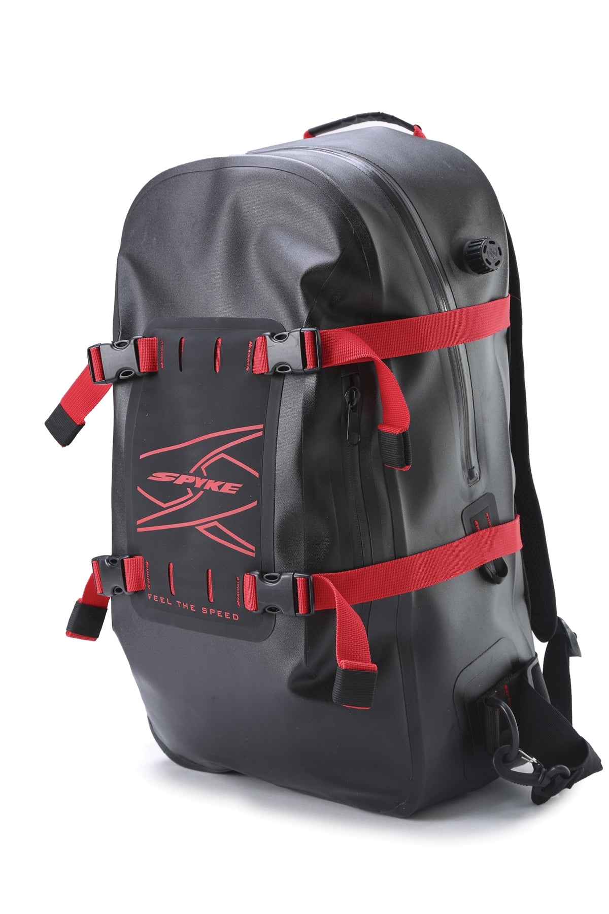 ZAINO IMPERMEABILE AQUA BAG NERO/ROSSO-TU