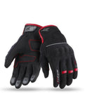 SEVENTY DEGREES SD-C43 INVIERNO GUANTE DE MOTO URBAN HOMBRE NEGRO ROJO