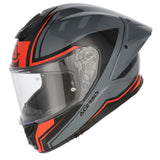 ACERBIS TARMAK-X CASCO RACING DE MOTO GRIS ROJO