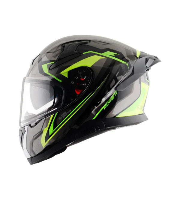 Casque intégral moto AXOR APEX ROADTRIP NG MATE_JAUNE FLUO