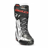 BELA AIR RIDER GP-1 BOTAS DE MOTO RACING NEGRO BLANCO