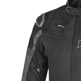 R-TECH Chaqueta Textil Knight Rider (Short) Negro/Antracita