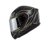 KAPPA KV56 BR Motocicleta Integral Casco Amarillo Neón Gris - CASCO