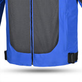 R-TECH SPIRAL MESH CHAQUETA DE MOTO DE HOMBRE TEXTIL  AZUL GRIS VERDE