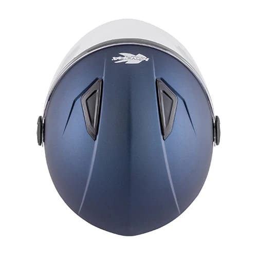 KAPPA KV28 EVO Moto Cara Abierta Casco Amarillo Mate Azul - CASCO