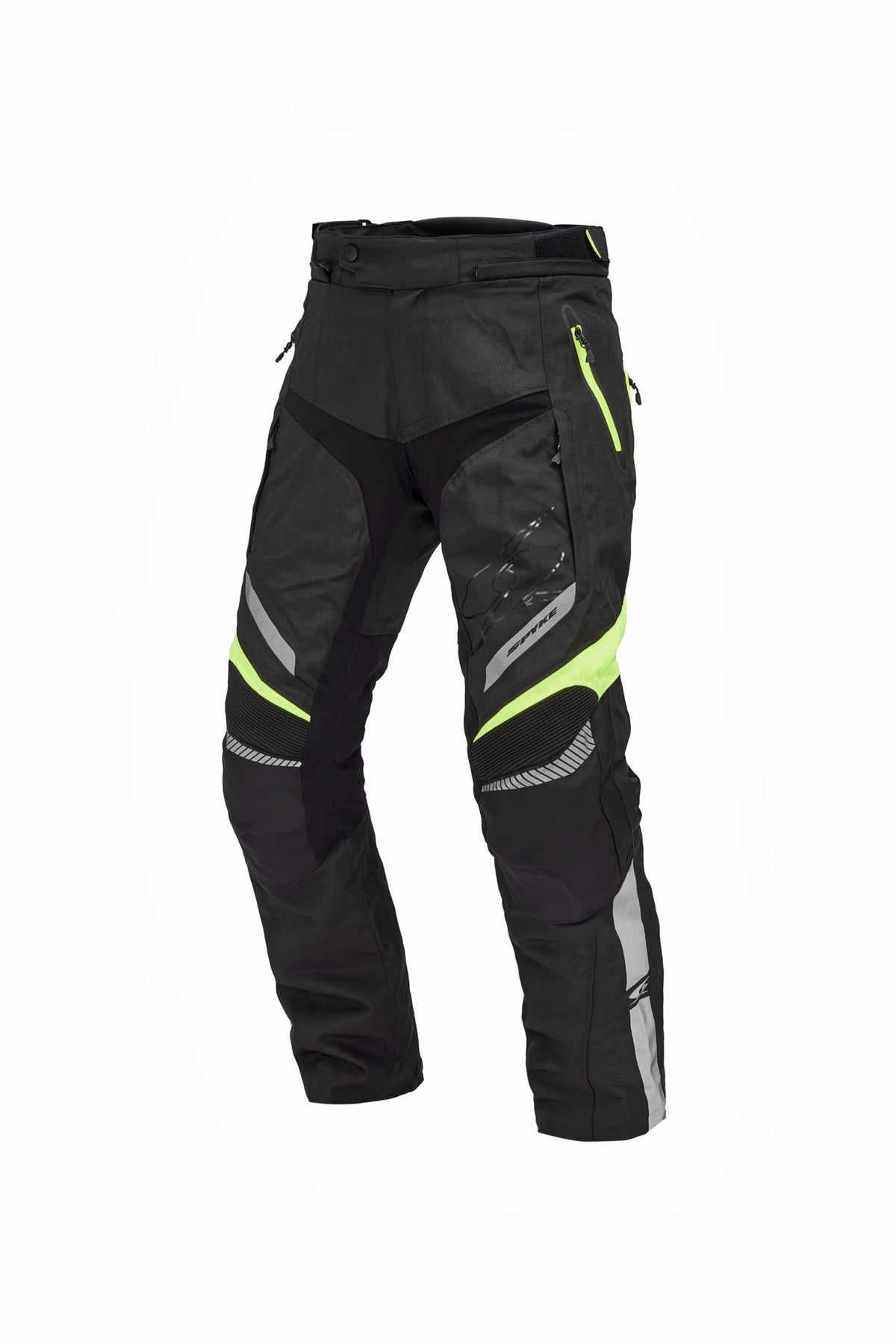 SPYKE - COMPASS DRY TECNO MAN PANTS BLACK/FLUOYELLOW - SECURTEX MOTOR S.L (t/a MaximoMoto)