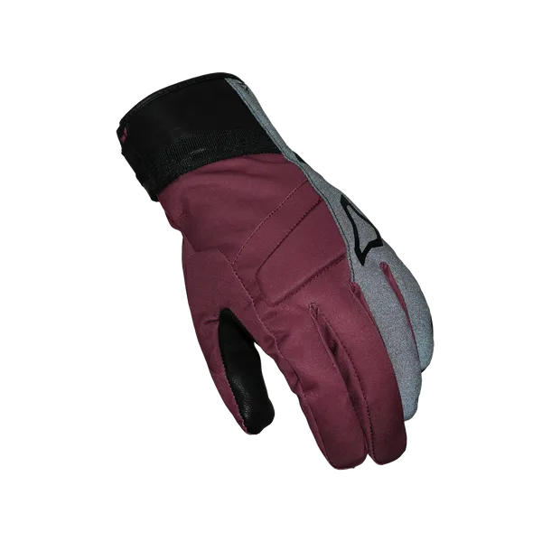MACNA DAUNTA RTX Mujer Moto Aventura Turismo Guantes Negro Rojo - GUANTES