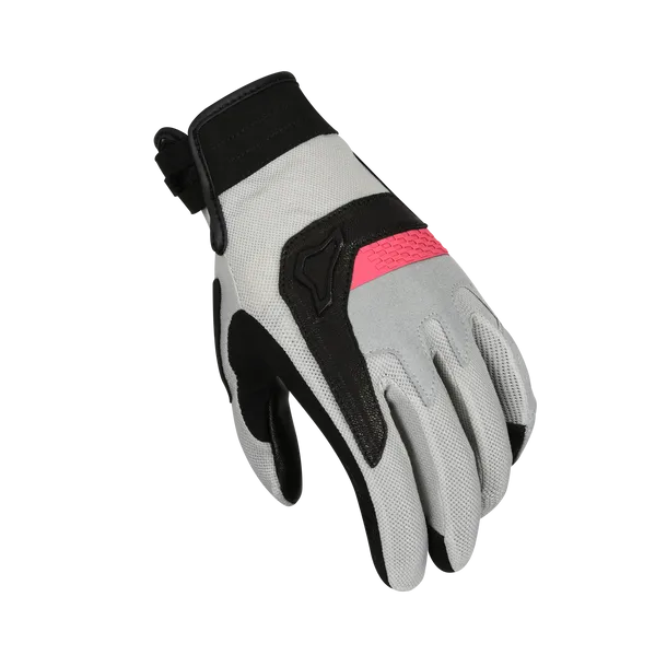 MACNA CONGRA Señoras Moto Aventura Turismo Guantes Gris Rosa - GUANTES