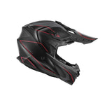 Kappa KV49 EVO Chaser moto Cross Casco Negro Gris Rojo - CASCO
