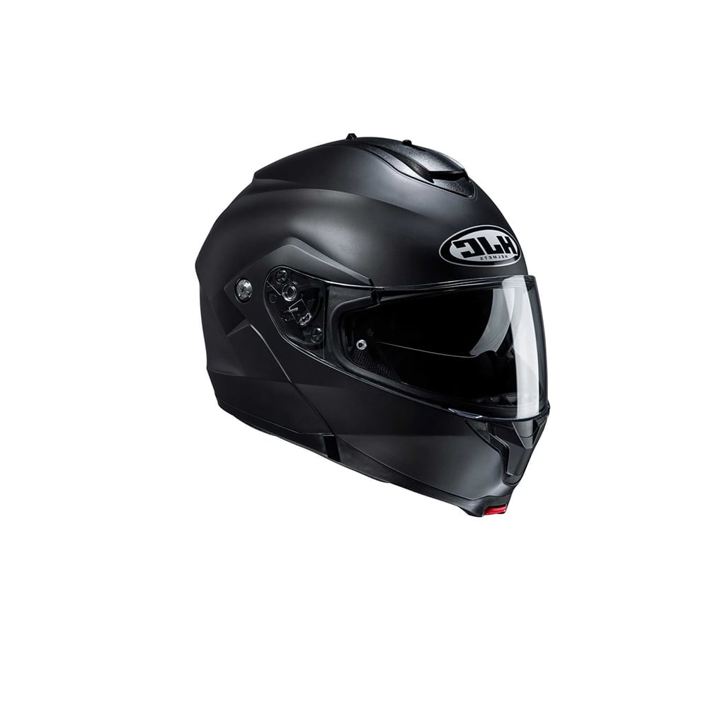 HJC C91N DEPORTIVO MOTOCICLETA CASCO MODULAR SEMIPLANO NEGRO