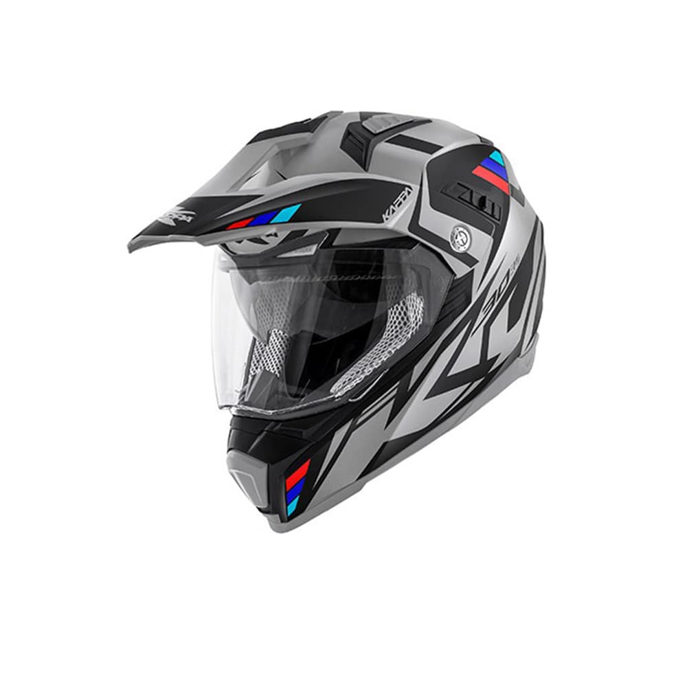 KAPPA KV30 Evo Casco Gris Negro Mate - Casco
