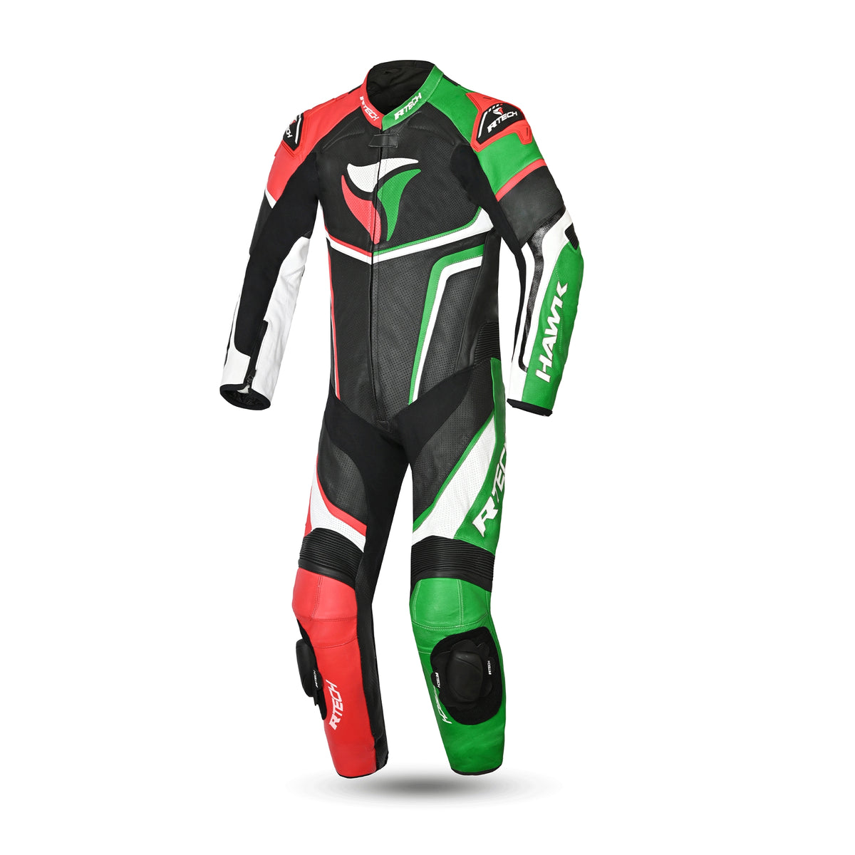 R-TECH -Mono 1 PC Hawk Negro/Rojo/Verde