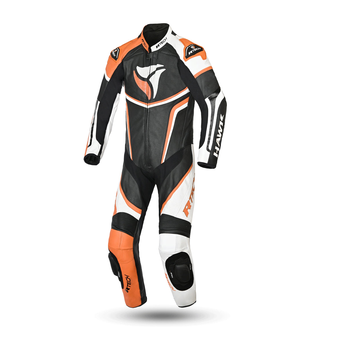 R-TECH -Mono 1 PC Hawk Negro/Blanco/Naranja