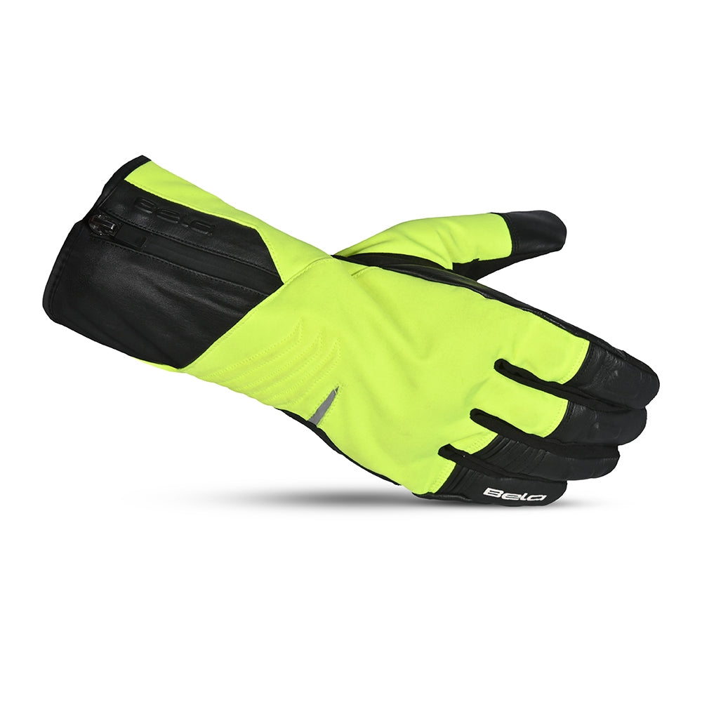 BELA - Guantes Textil Explorer Winter WP Negro/Amarillo Fluor