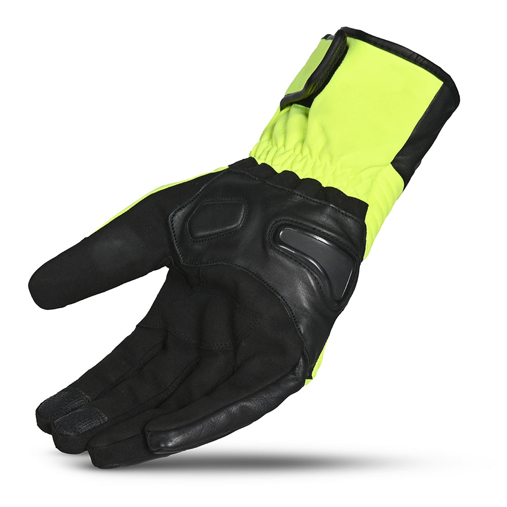 BELA - Guantes Textil Explorer Winter WP Negro/Amarillo Fluor