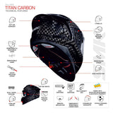 SMK - TITAN CARBON NERO GLOSS DECORADO (GL261) 