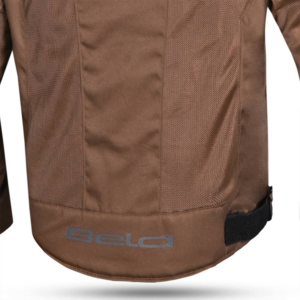 BELA - Chaqueta Textil Mesh Pro Man Marrón