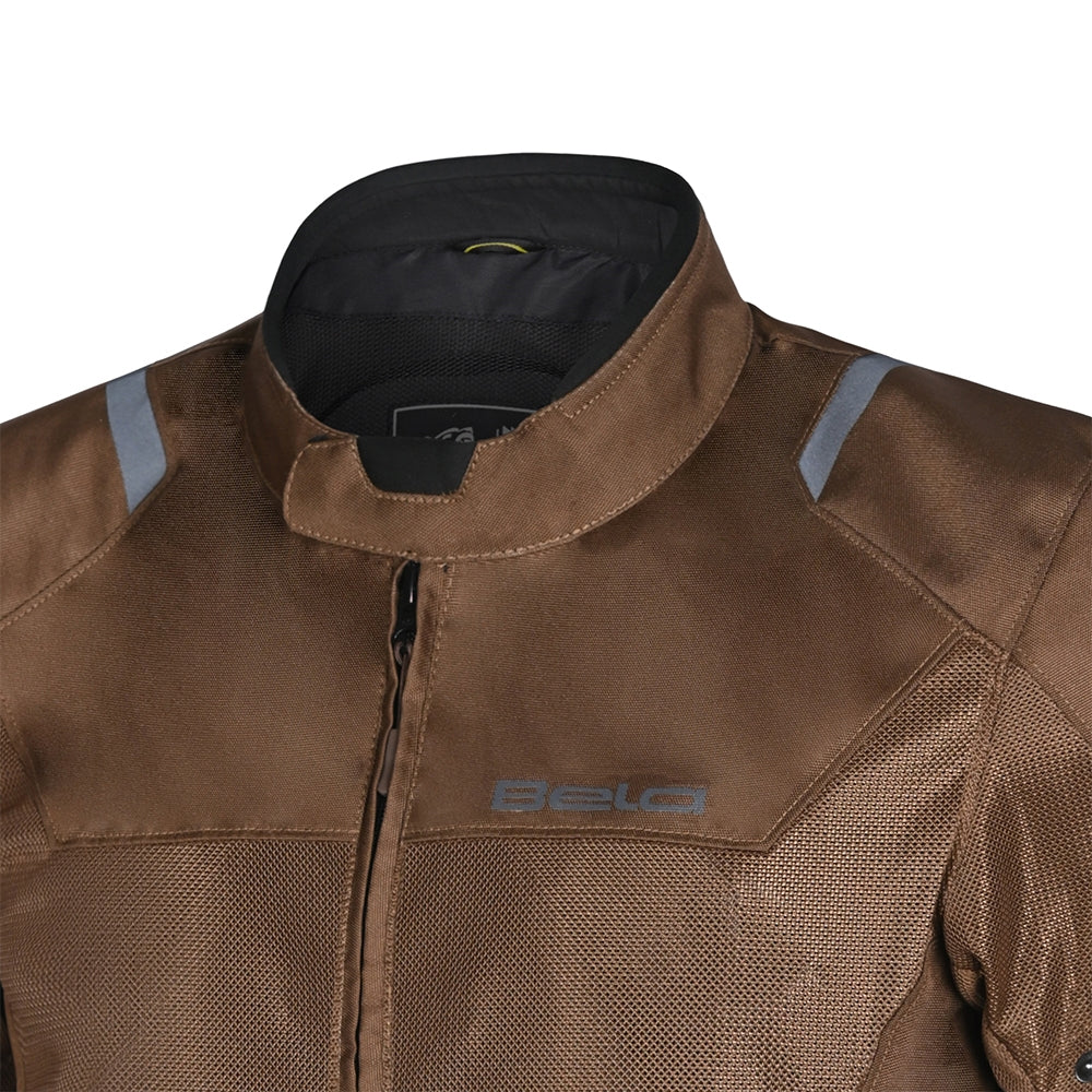 BELA - Chaqueta Textil Mesh Pro Man Marrón