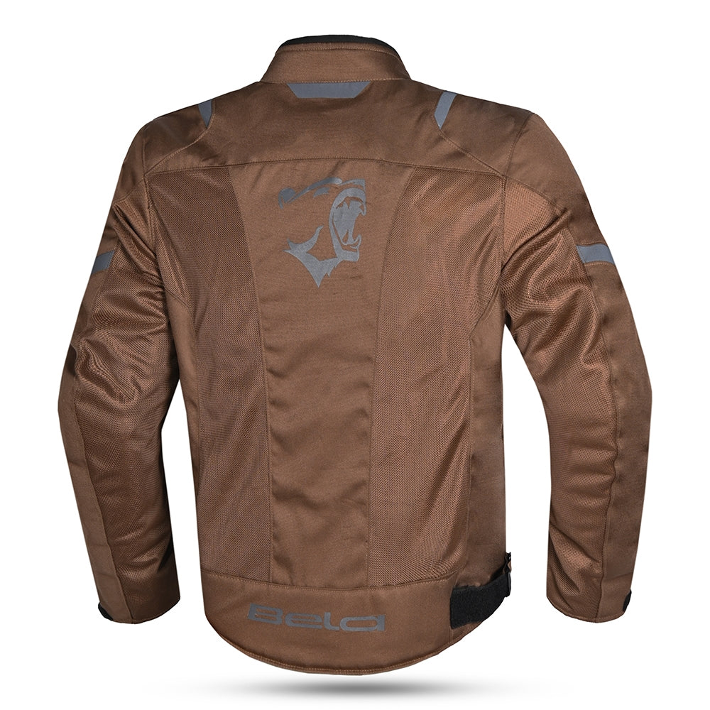 BELA - Chaqueta Textil Mesh Pro Man Marrón