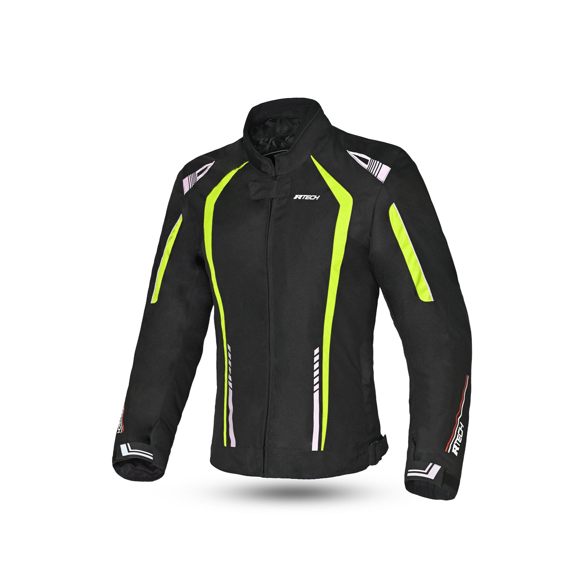 R-TECH - Chaqueta Textil Marshal Lady Negro/Amarillo Fluor