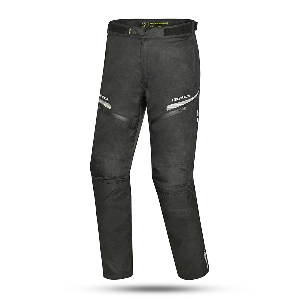 BELA - Pantalon Calm Digger Man 32L Negro/Amarillo fluor