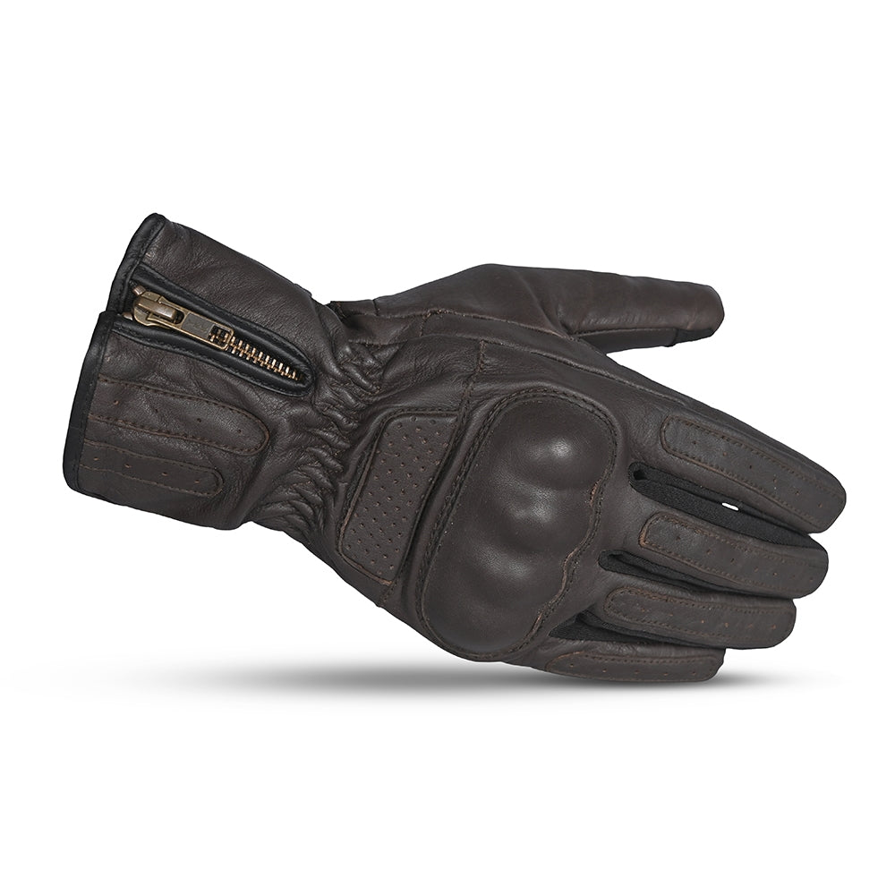 R-TECH - Guantes Piel Dynamic Marrón