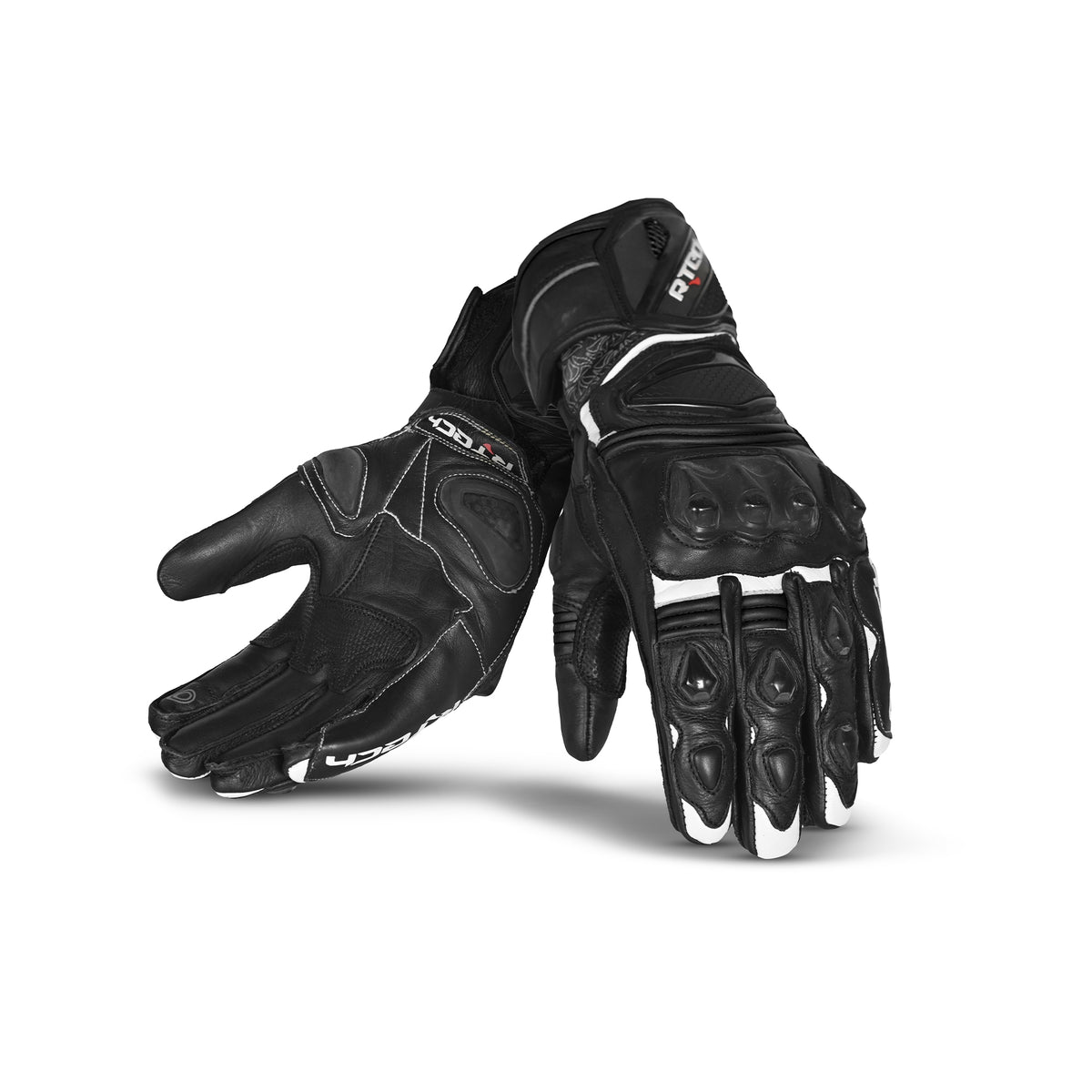 R-TECH - Guante Piel Robo Lady Negro