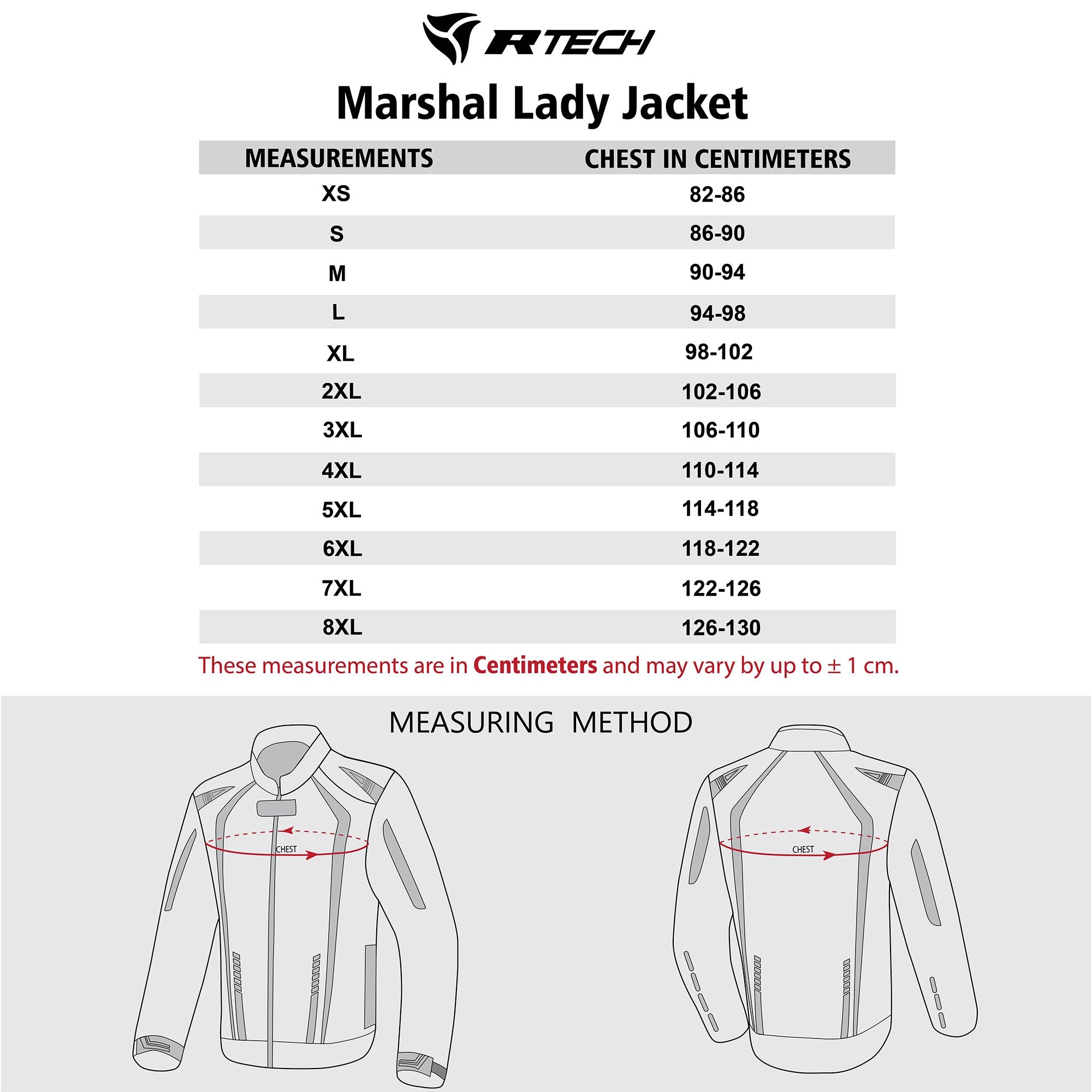 R-TECH - Chaqueta Textil Marshal Lady Negro/Rosa