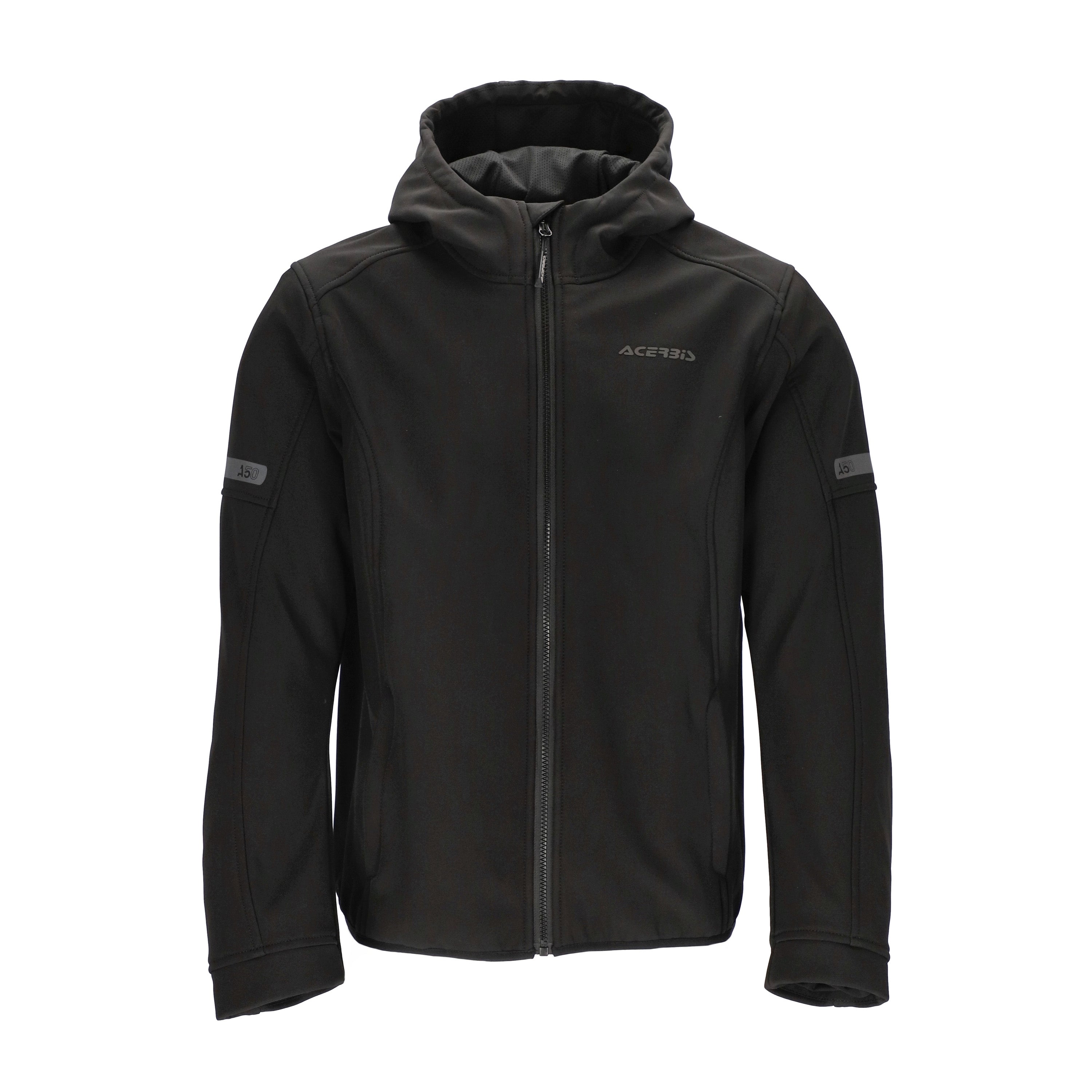 ACERBIS - CHAQUETA CE AC50 NO WIND W/HOOD BLACK