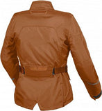 Macna Evora impermeable Chaqueta textil de mujer Rust brown