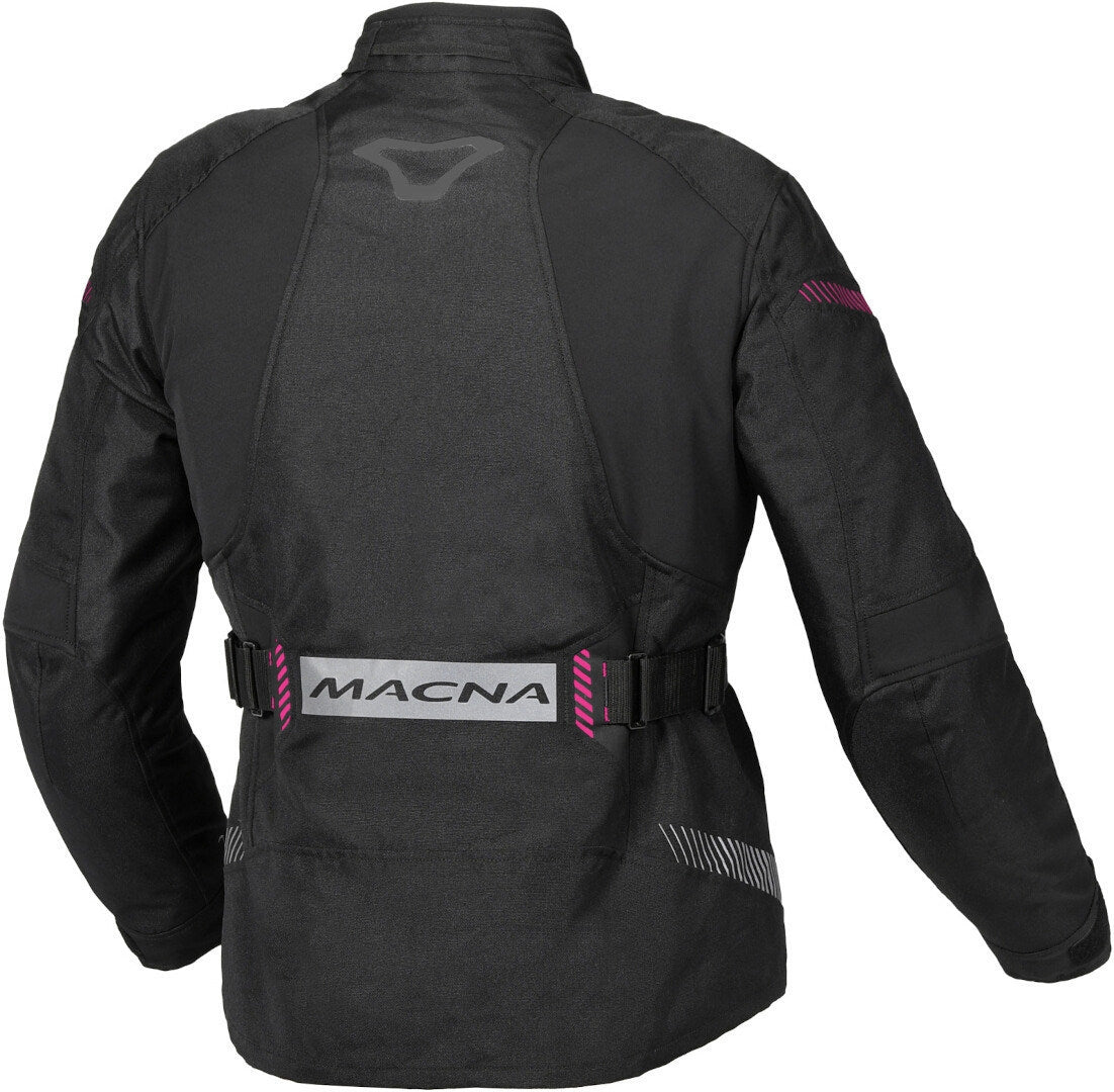 Macna Nivala impermeable Chaqueta textil Mujer Black/pink