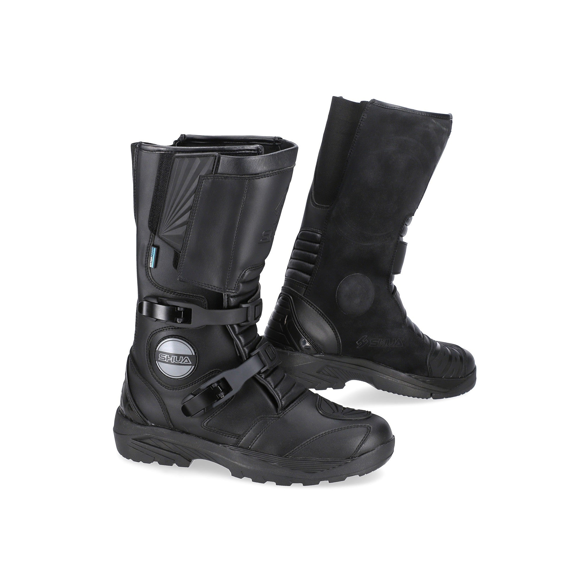 SHUA - Botas Piel Discovery Adv. Long Negro - SECURTEX MOTOR S.L (t/a MaximoMoto)