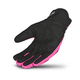 R-TECH - Guante Textil Lady Cruiser Negro/Rosa