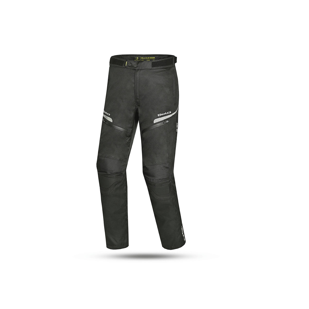 BELA - Pantalon Calm Digger Man 32L Negro/Amarillo fluor