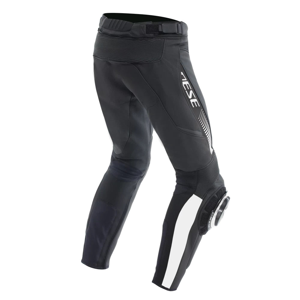 DAINESE - UPER PEED LEATHER  PANT BACK  WHITE