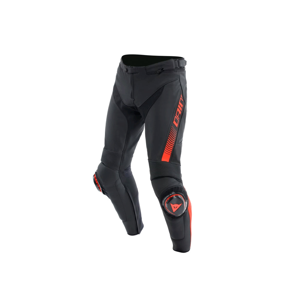 DAINESE - UPER PEED LEATHER  PANT BACK  RED-FUO