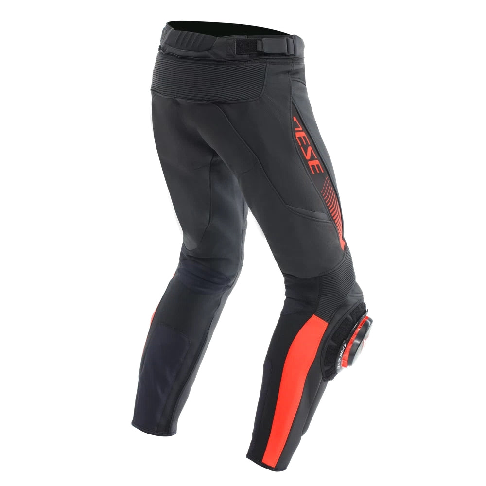 DAINESE - UPER PEED LEATHER  PANT BACK  RED-FUO