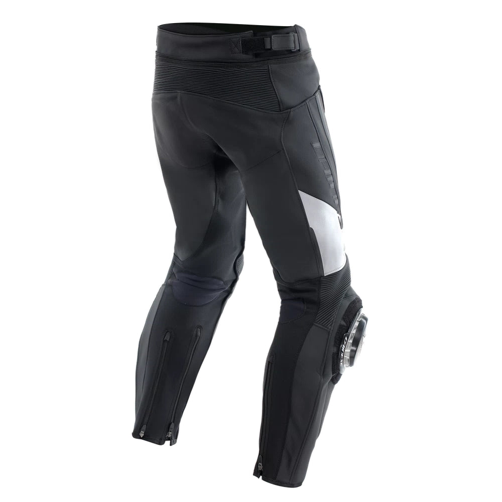 DAINESE - DETA 4 LEATHER  PANT BACK  WHITE