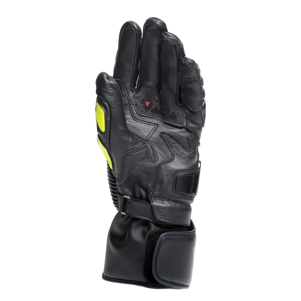 DAINESE - DRUID 4 LEATHER  GOVE BACK  CHARCOA-GRAY  FUO-YEOW