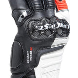 DAINESE - CARBON 4 ONG ADY LEATHER  GOVE BACK  WHITE  FUO-RED