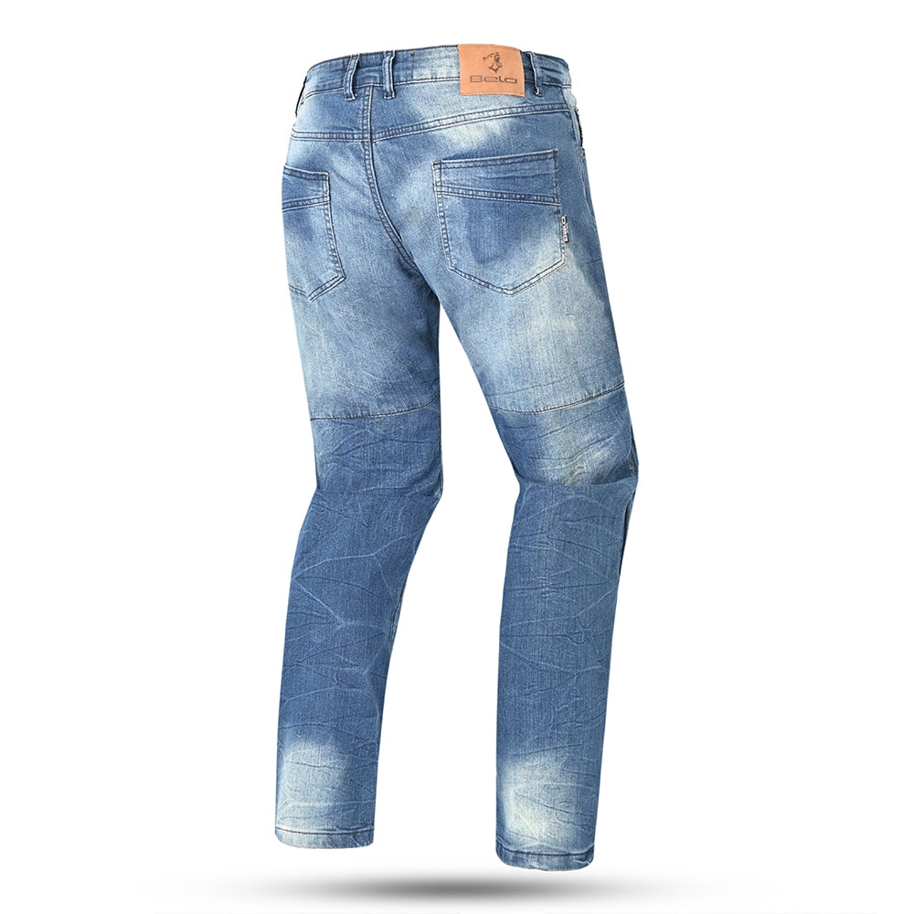 BELA - PANTALÓN TEXTIL PISTON (MXD-405) AZUL SUCIO