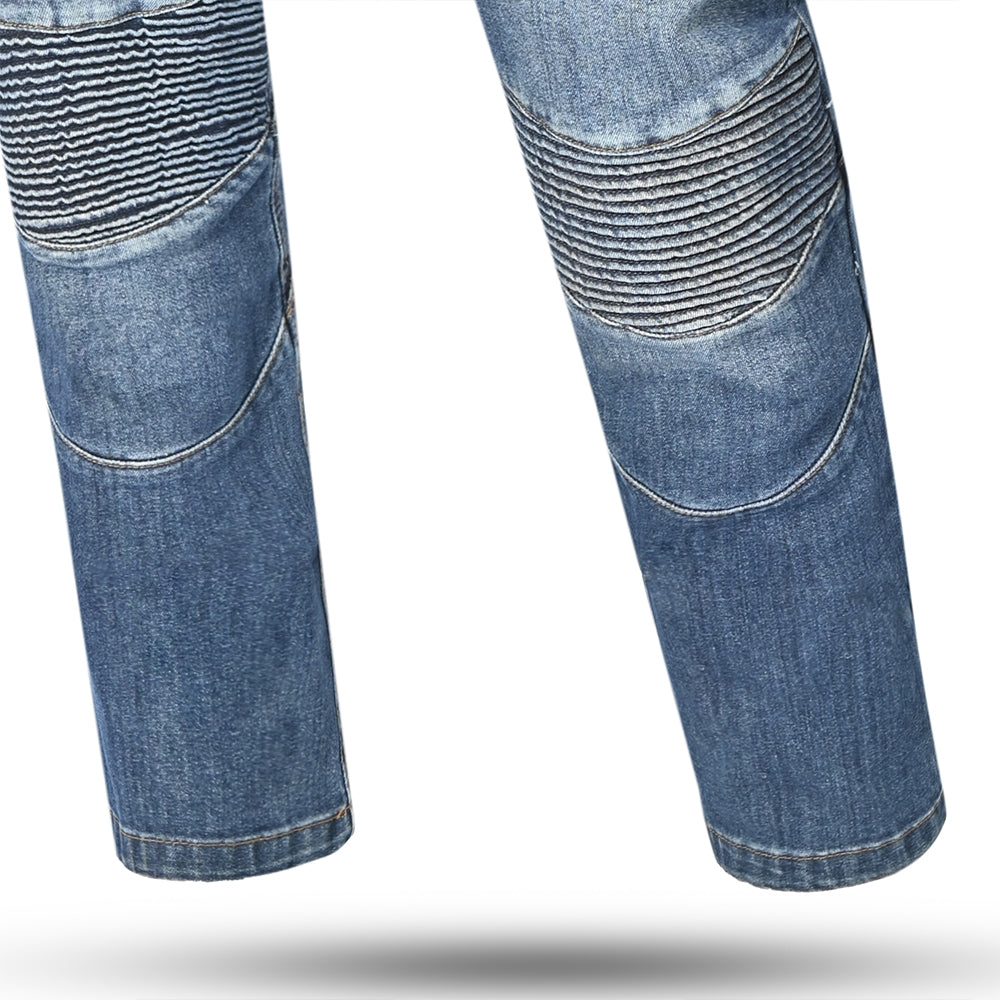 R-TECH-Pantalón jeans Castel Azul